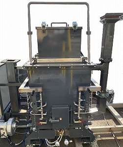 新製品　燃料不要、煙や有害ガス排出無し、産廃費用大幅削減可能、二酸化炭素削減、有機廃棄物大型磁力熱分解装置SWP-80